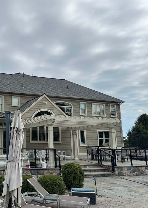 Residential Home with pool backyard